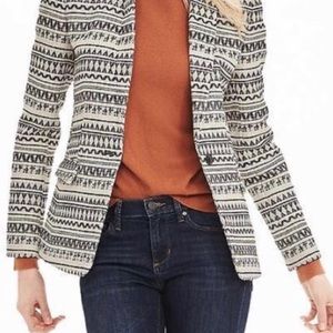 Banana Republic Aztec Woven Blazer